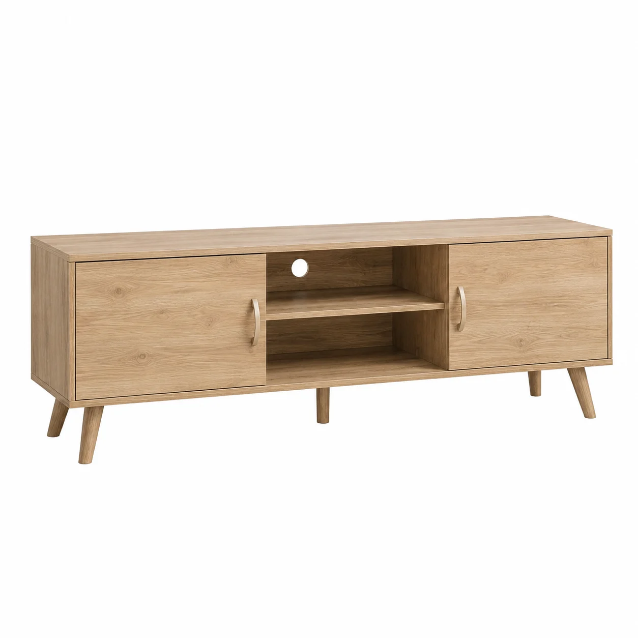 Vintage Oak TV Stand